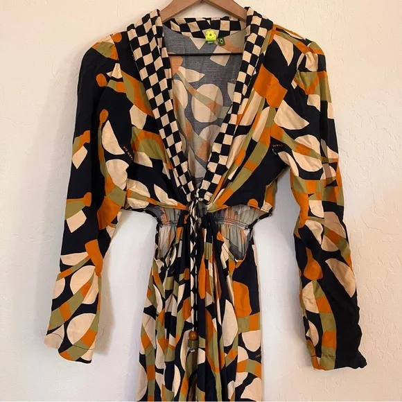 Farm Rio long long cropped dress - Picture 4 of 12